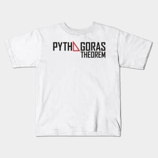 Pythagoras theorem - light Kids T-Shirt